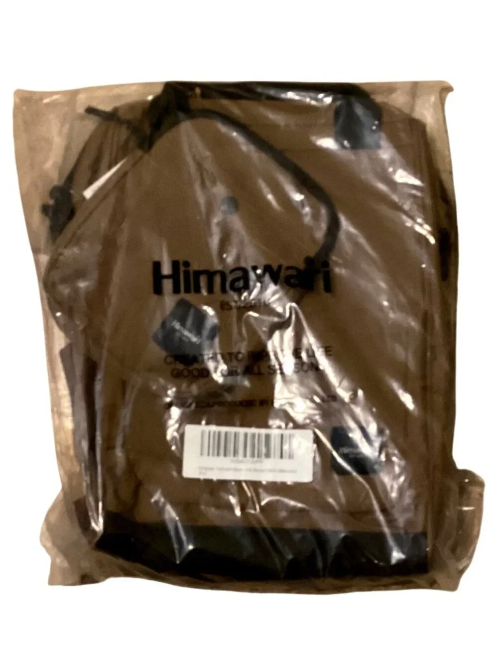 Himawari Backpack w Cross Body Purse Ply Canvas Water Repellent Brown New W Tags